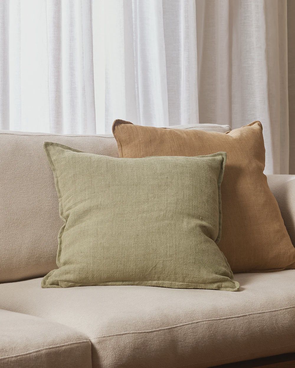 Flaxmill Cushion- Kelp 50x50cm