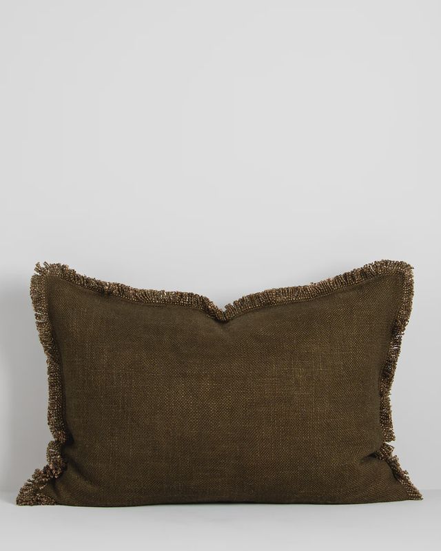 Dover Lumbar Cushion- Leaf 60x40cm