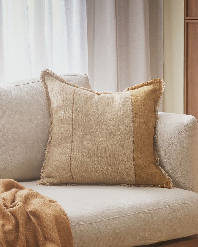 Frankton Cushion- Caramel 50x50cm