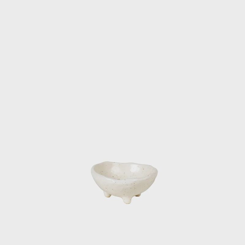 Nordic Vanilla Small Bowl w Feet