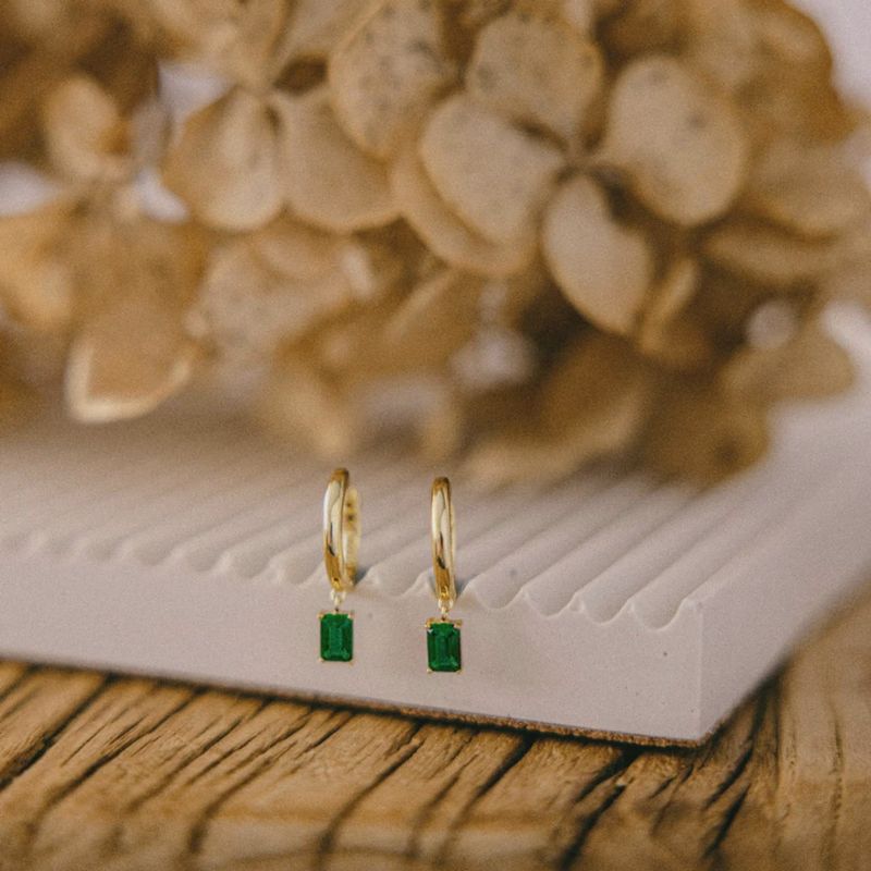 Cyprus Huggies Emerald Green- Gold