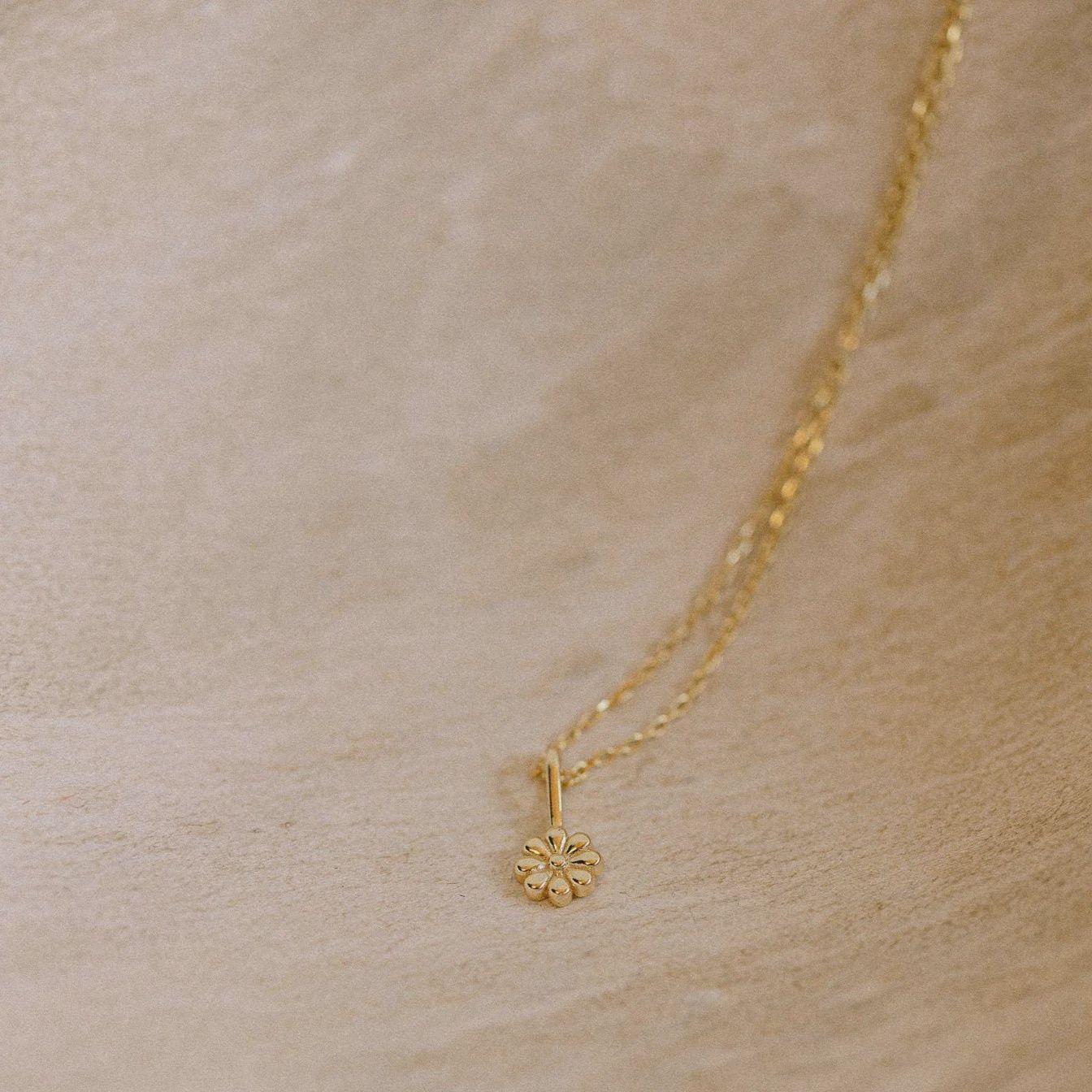 Fleur Necklace 18k gold plated