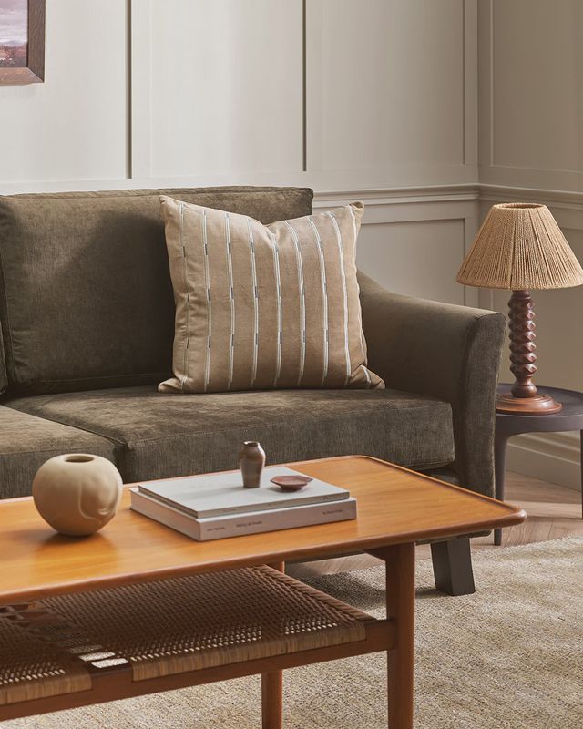 Eden Cushion Barley- 55x55cm