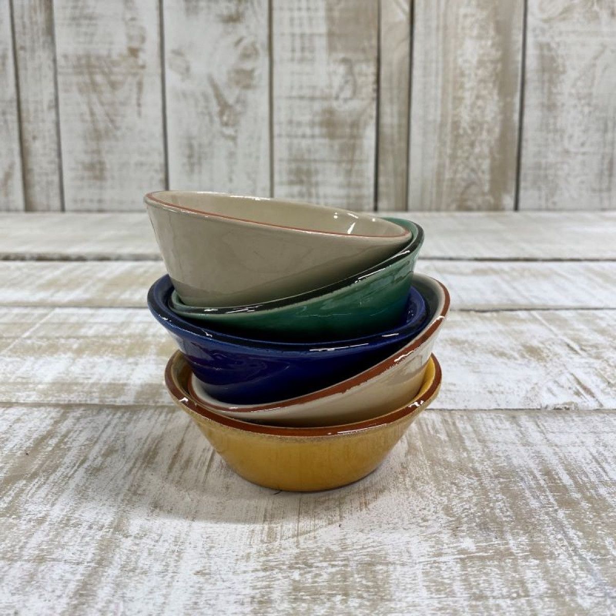 Small Spanish Terracotta Bowl Creme 10cm