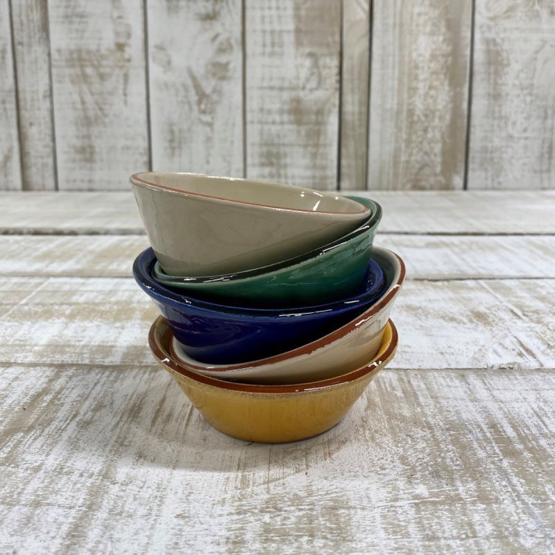 Small Spanish Terracotta Bowl Creme 10cm