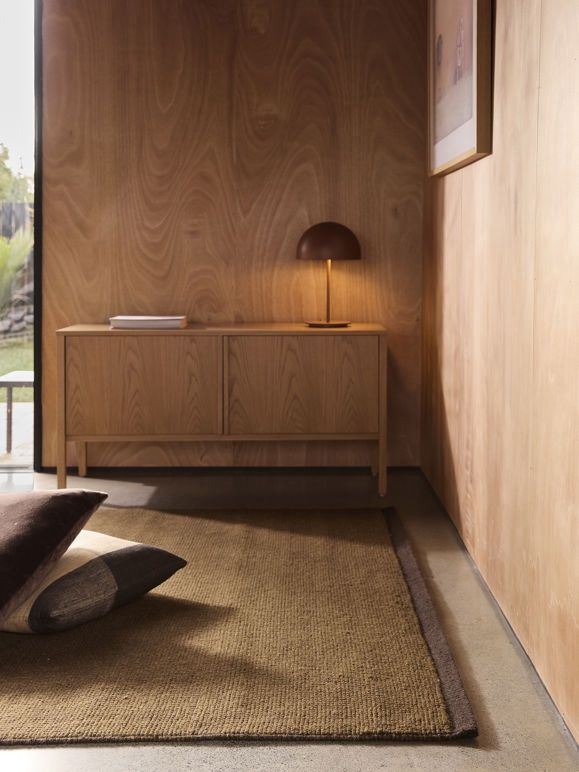 Joni Wool Rug 170x240cm Kelp/Umber