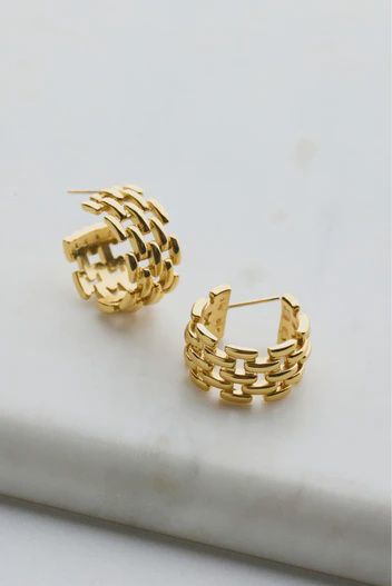 Rosie Hoops Gold