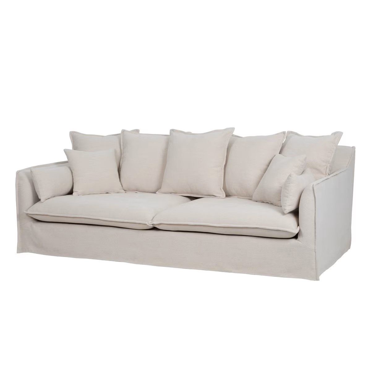 Sydney Slip Cover 3 Seater- Almond