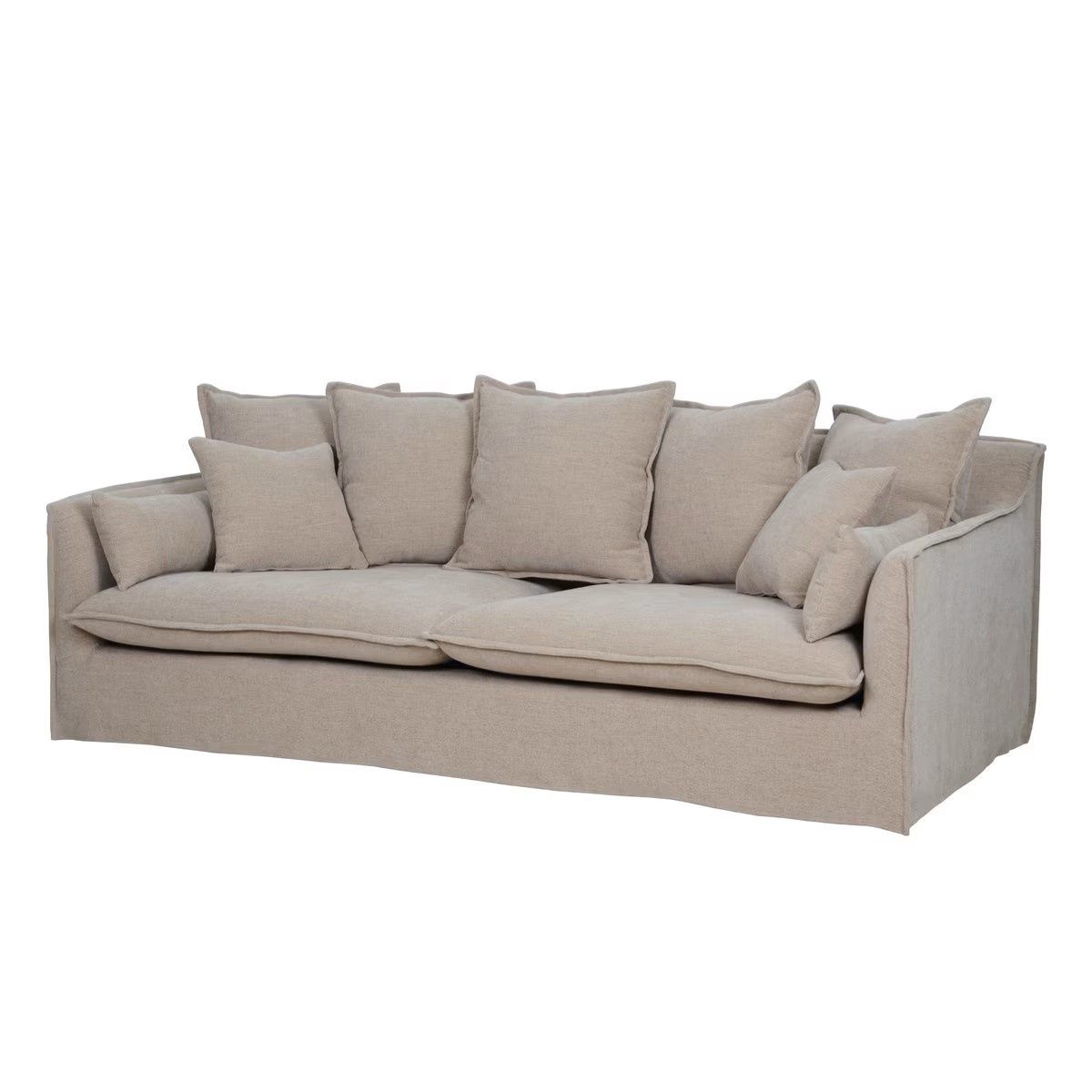 Sydney Slip Cover 3 Seater- Hazelnut