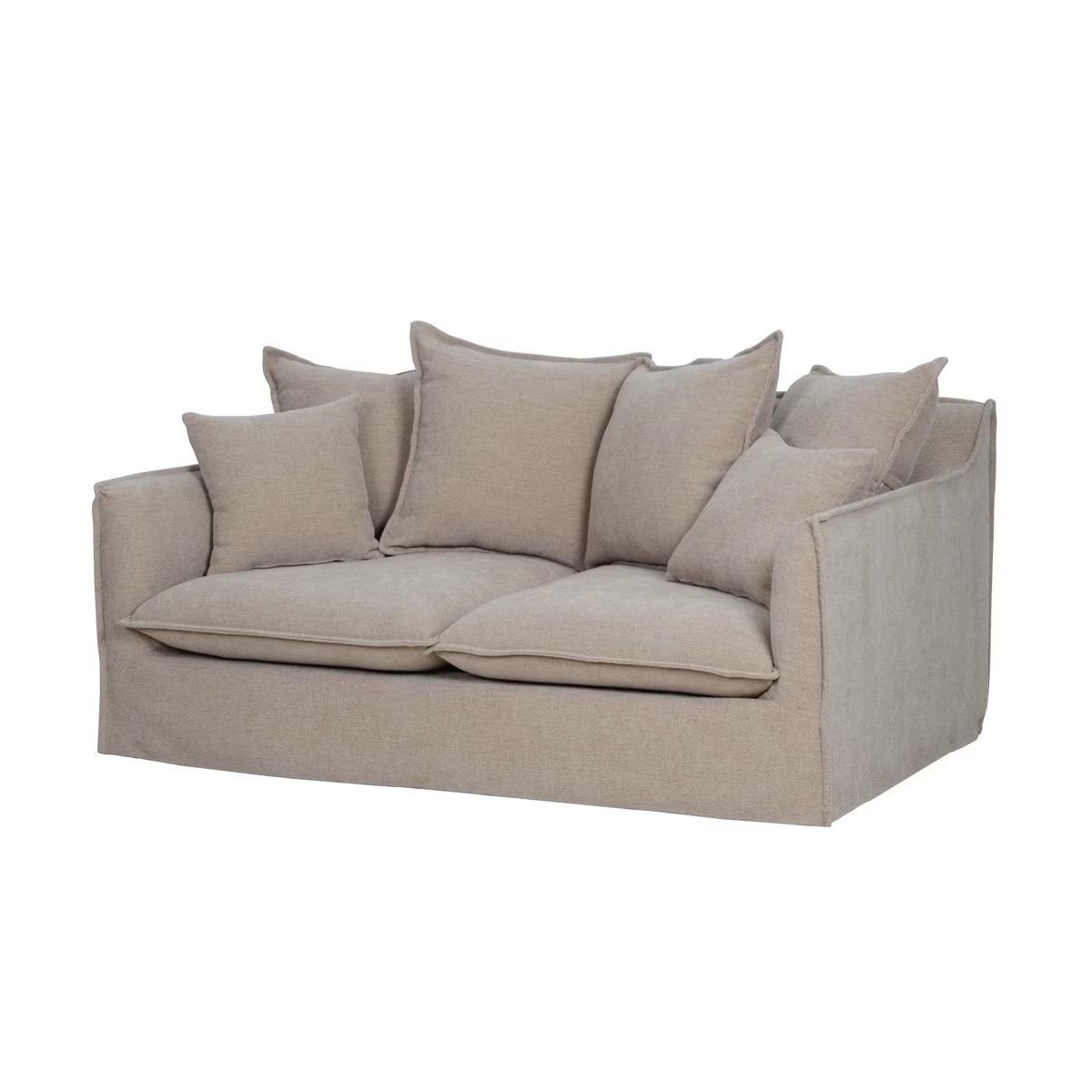 Sydney Slip Cover 2 Seater- Hazelnut