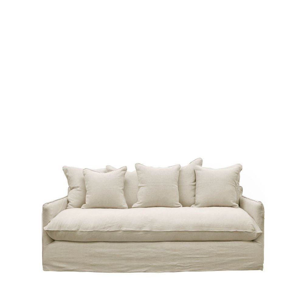 Lotus Slipcover Sofa- 2 Seater Oatmeal