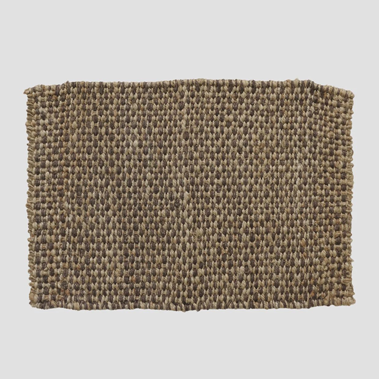 Aubergine &amp; Natural Doormat