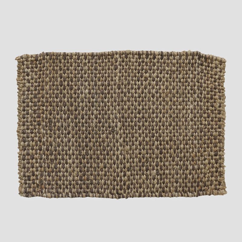Aubergine &amp; Natural Doormat