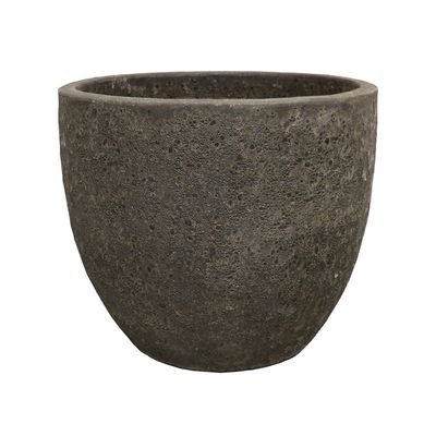 Lava Egg Pot Black- Extra large