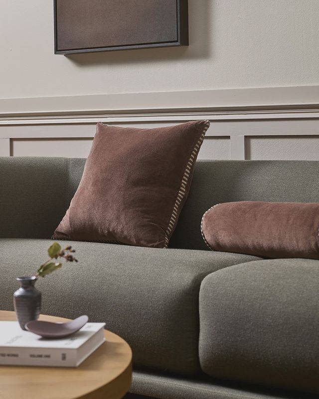 Edward Chocolate Cushion