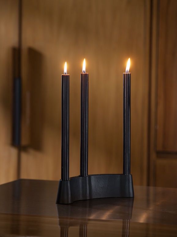Channel Candle Holder Triple
