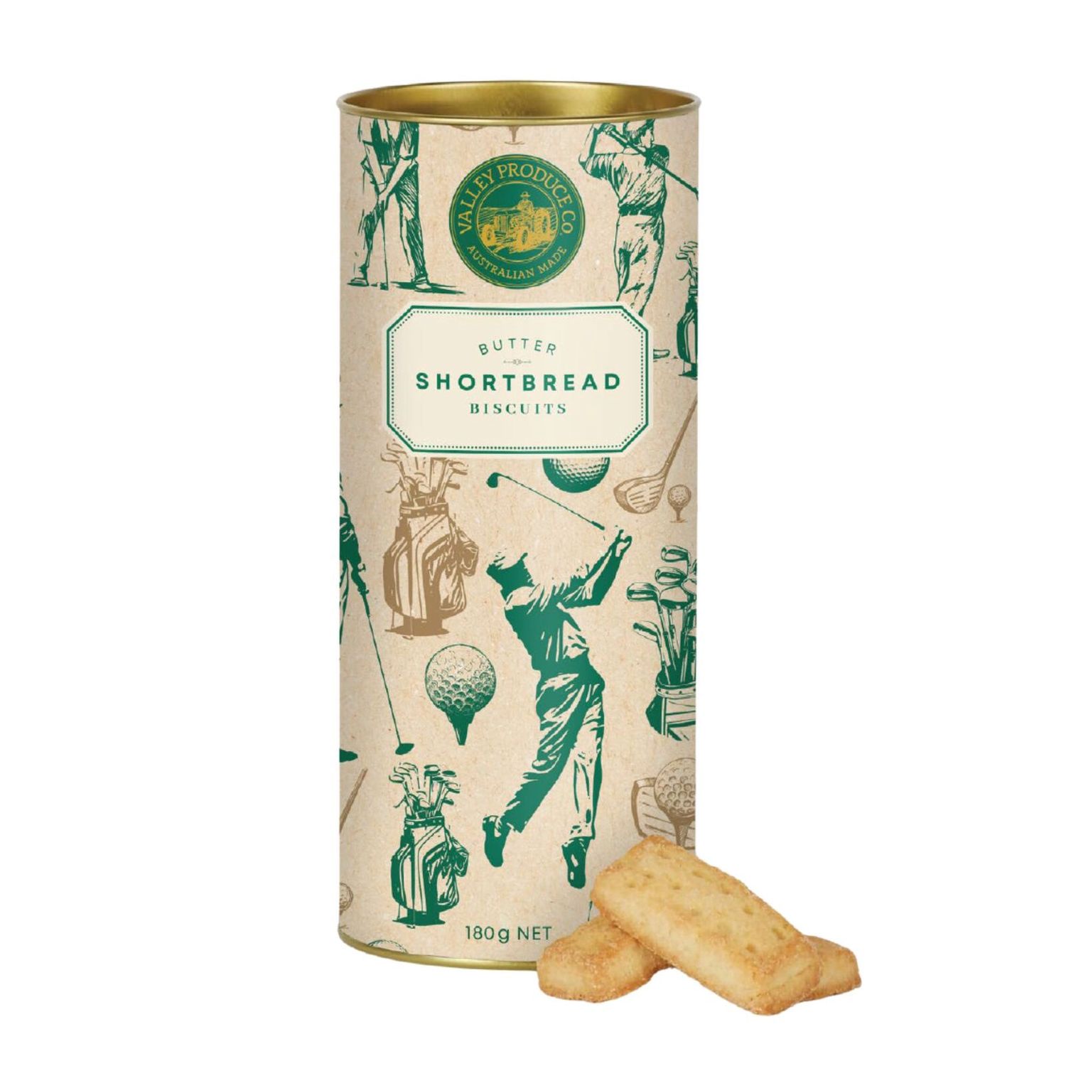 Shortbread Biscuit Tube Golf