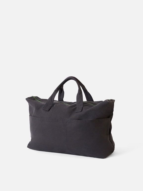 Marlo Contrast Overnight Bag- Blue Black