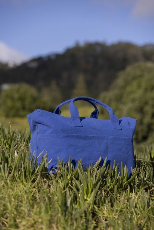 Marlo Contrast Overnight Bag- Aegean