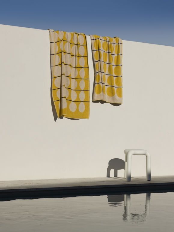 Abacus Beach Towel Daffodil/Cream