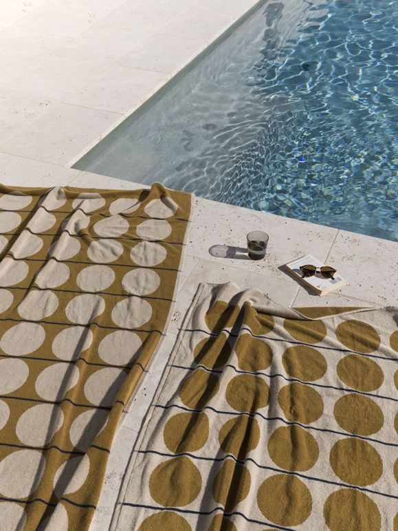 Abacus Beach Towel Oyster/Kumera