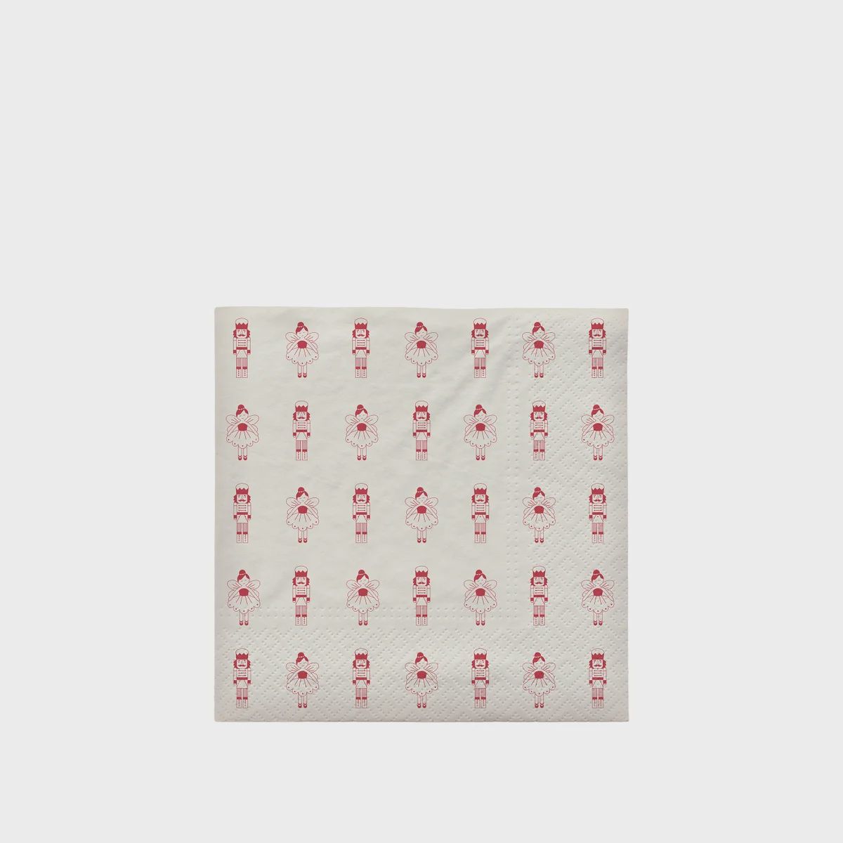 Napkin Fairy Tale Red/White