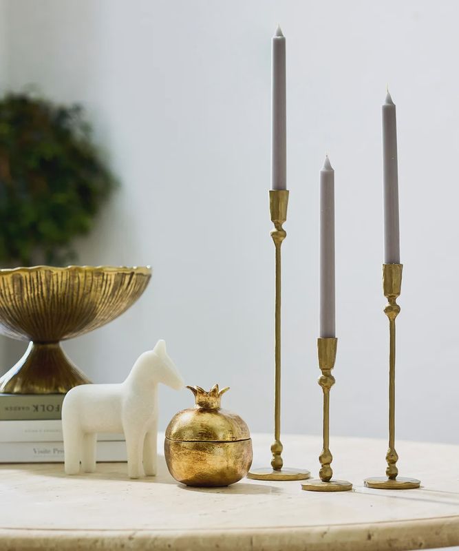 Eddie Gold Candlestick Medium