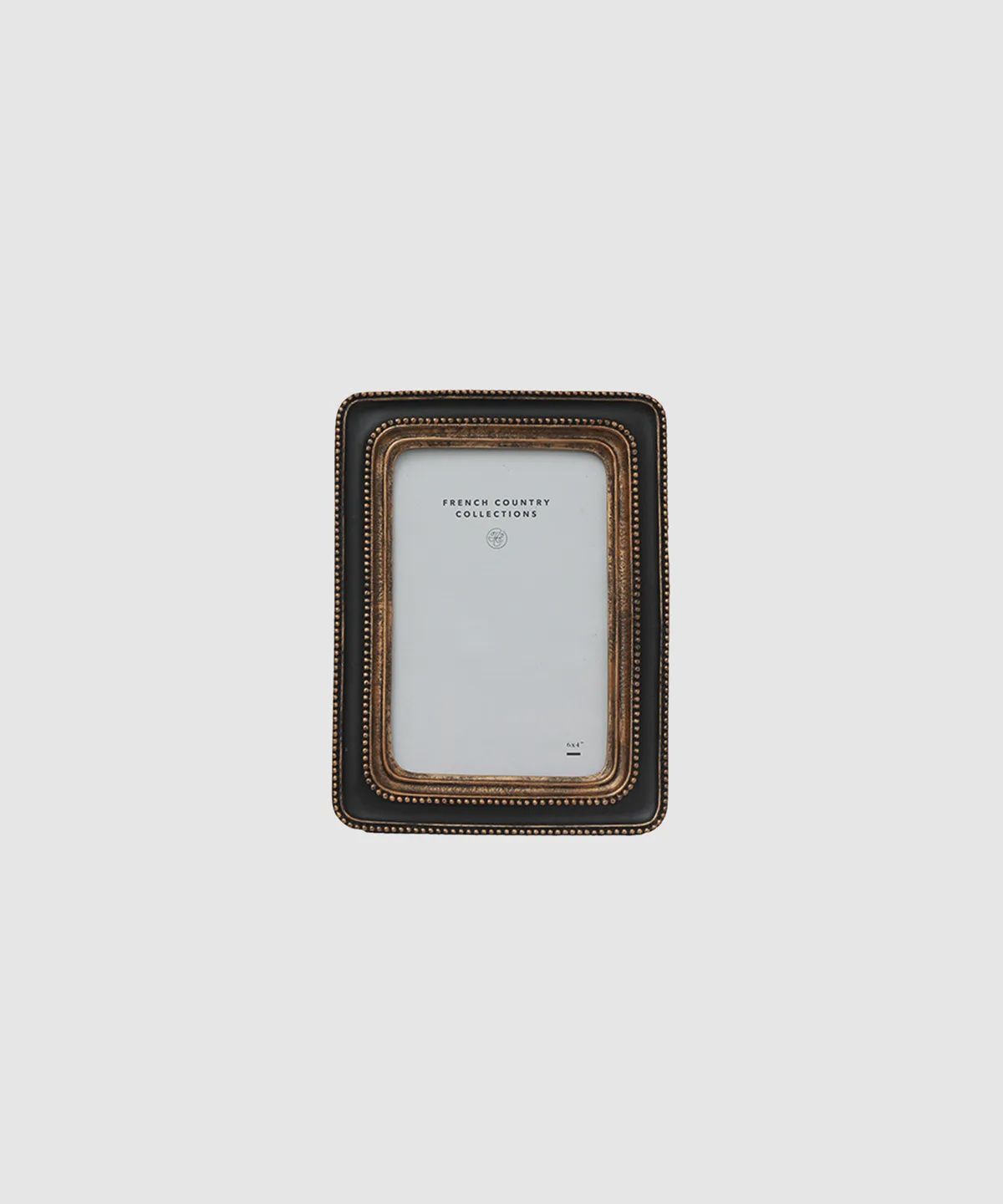 Beaded Frame Black 4x6