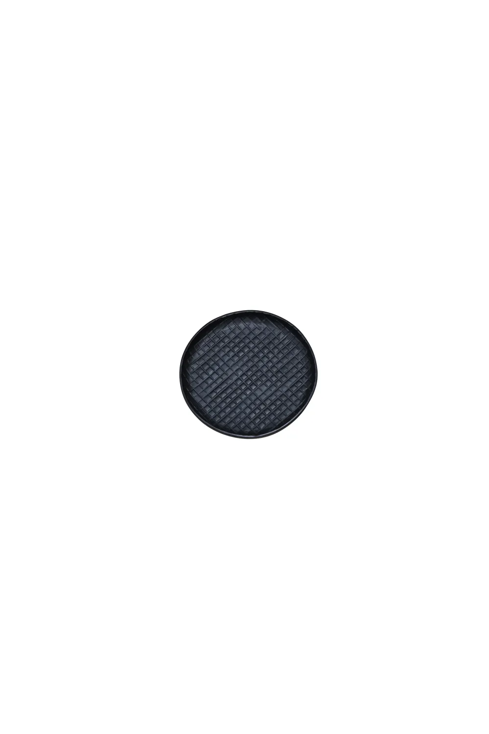 Ankara Round Tray, Colour: Black