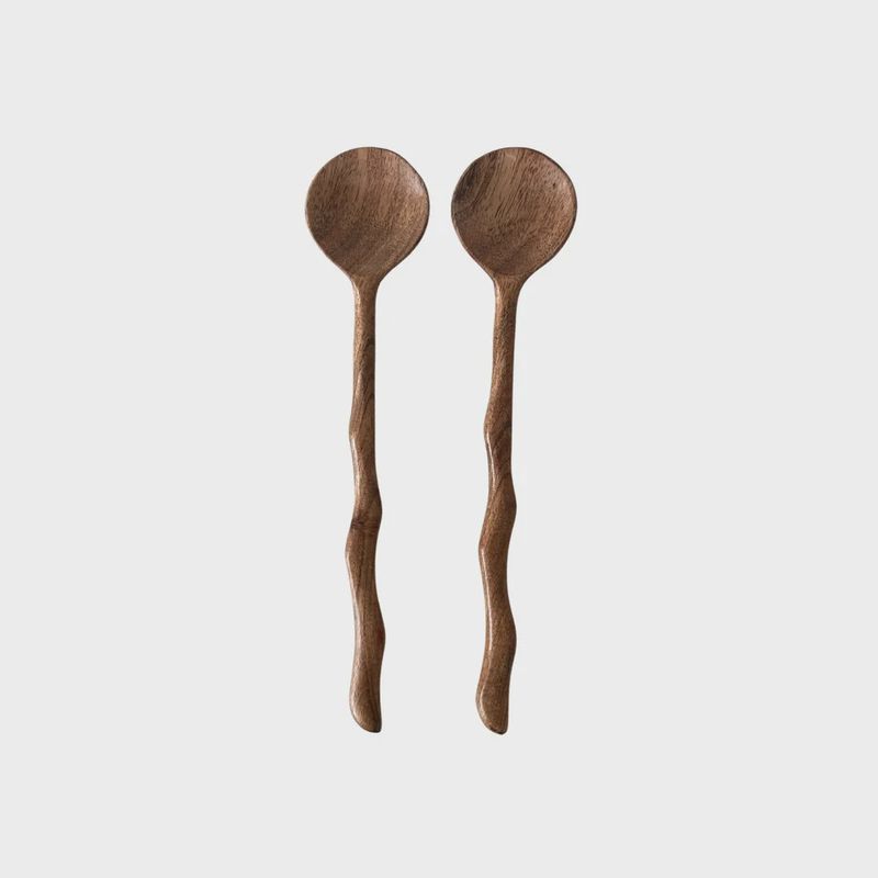 Wooden Salad Servers