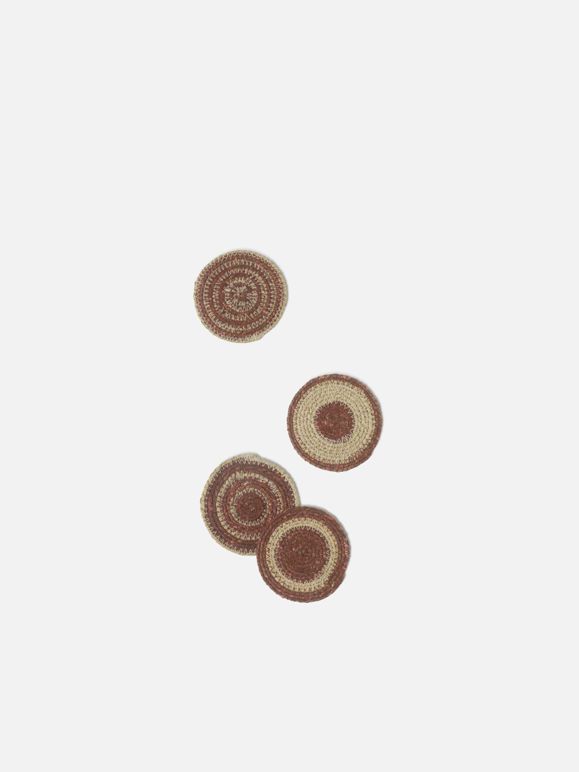 Agora Coasters, Colour: Cherry/Natural