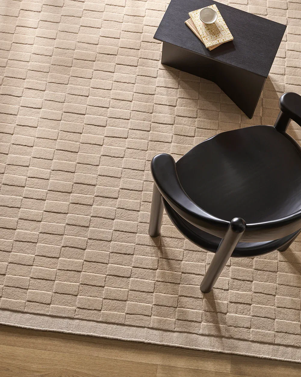 Hugo Floor Rug 200x300cm, Colour: Almond