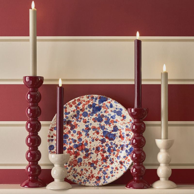 Bobbin Candlestick 24cm