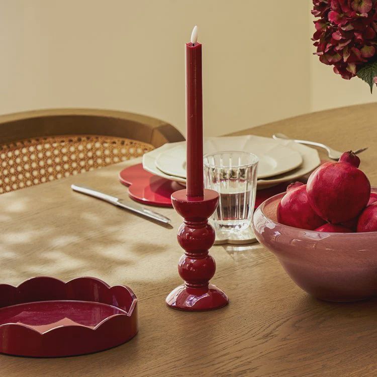 Bobbin Candlestick 14cm