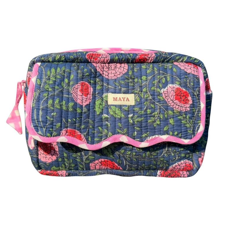 Wavy Navy/Pink Toiletry