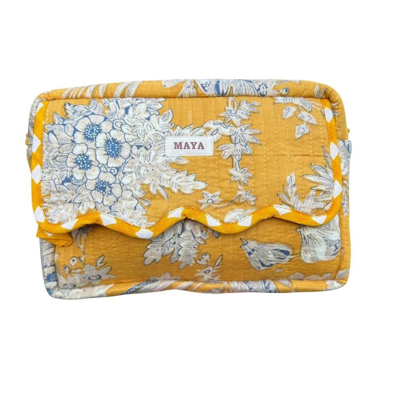 Wavy Yellow Floral