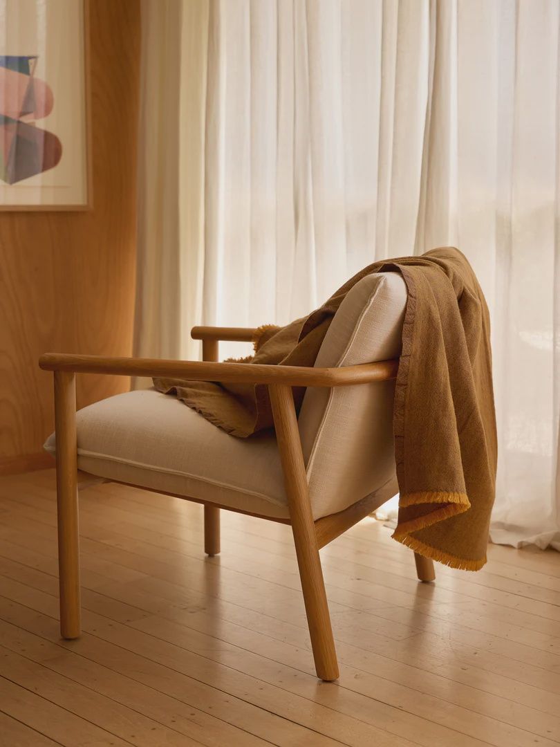 Oslo Lambswool Throw Satsuma