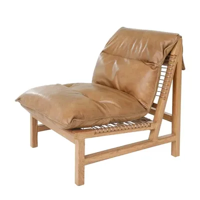 Dexter Side Chair- Tan Leather