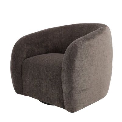 Max Swivel Chair- Chinchilla, Moss, Pinecone