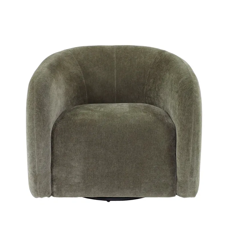 Max Swivel Chair- Chinchilla, Moss, Pinecone, Colour: Moss