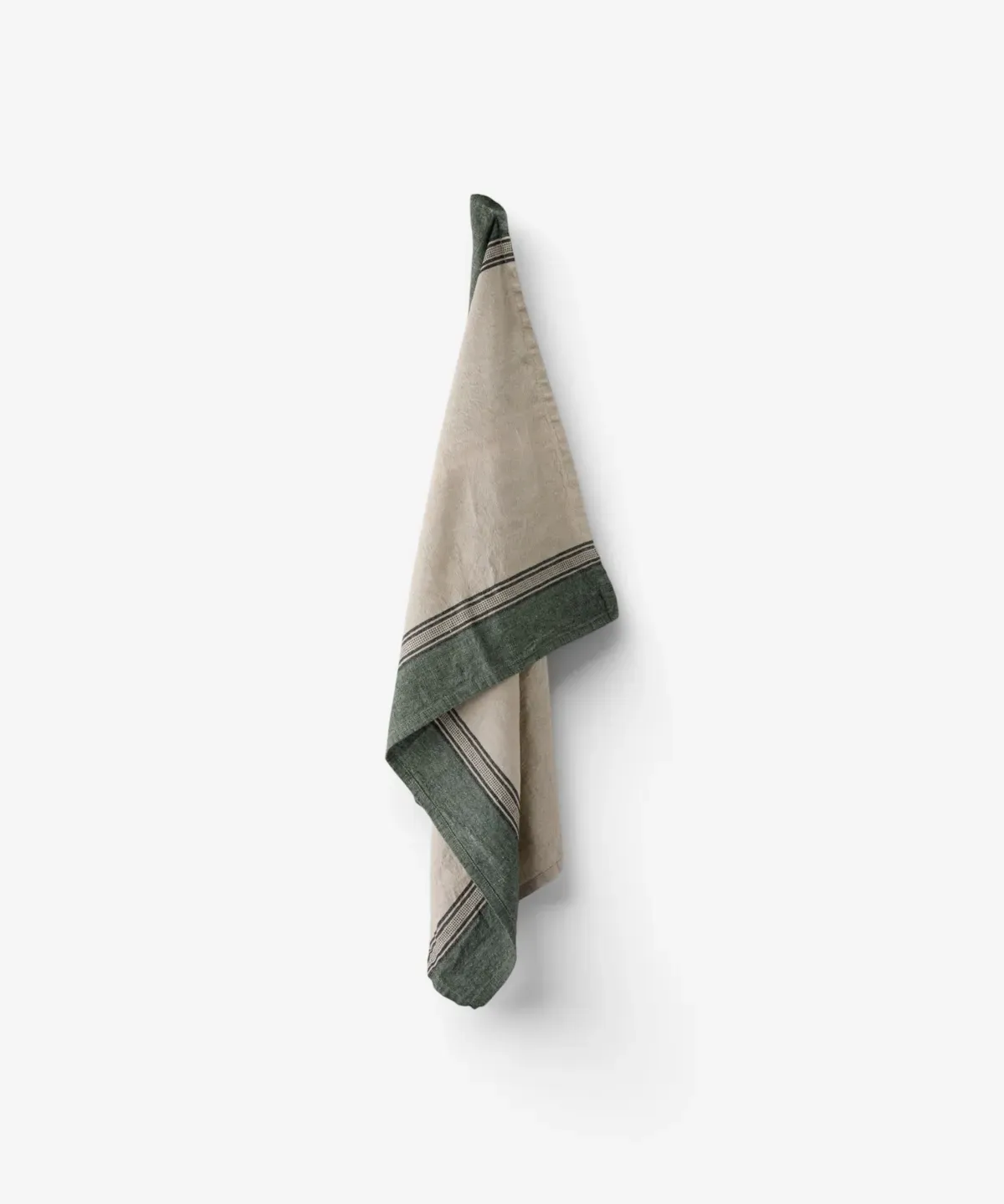 Atelier Ribbon Teatowel Green