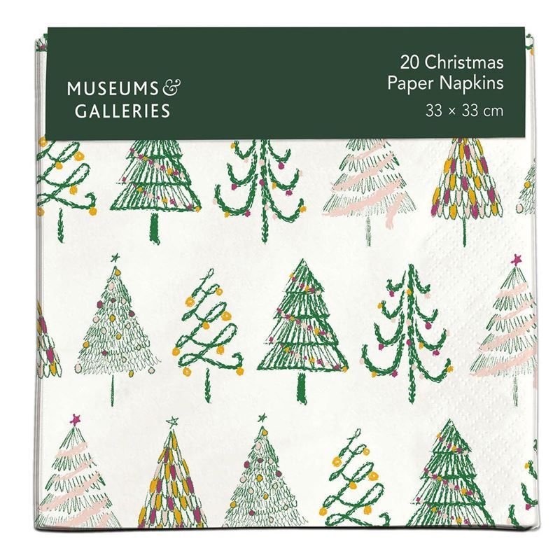 Festive Trees Paper Napkins