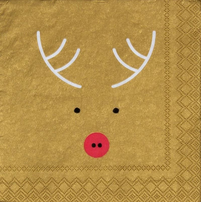 Rudolph Cocktail Napkins