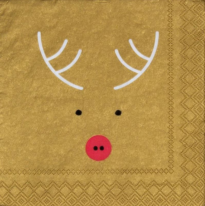 Rudolph Cocktail Napkins