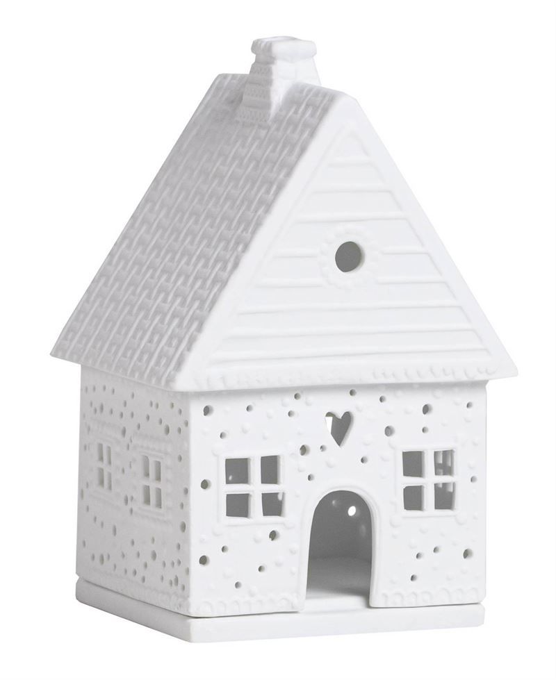 Gingerbread Porcelain Tealight House