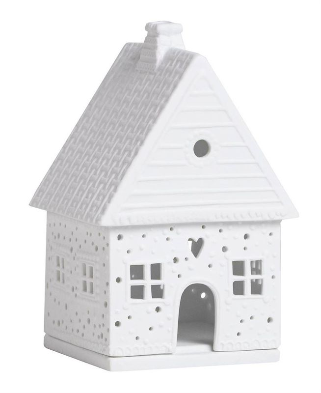 Gingerbread Porcelain Tealight House