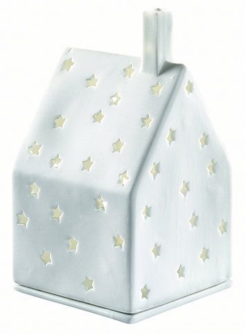 Star Porcelain Tealight House