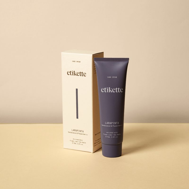 Etikette Hand Cream Larapinta