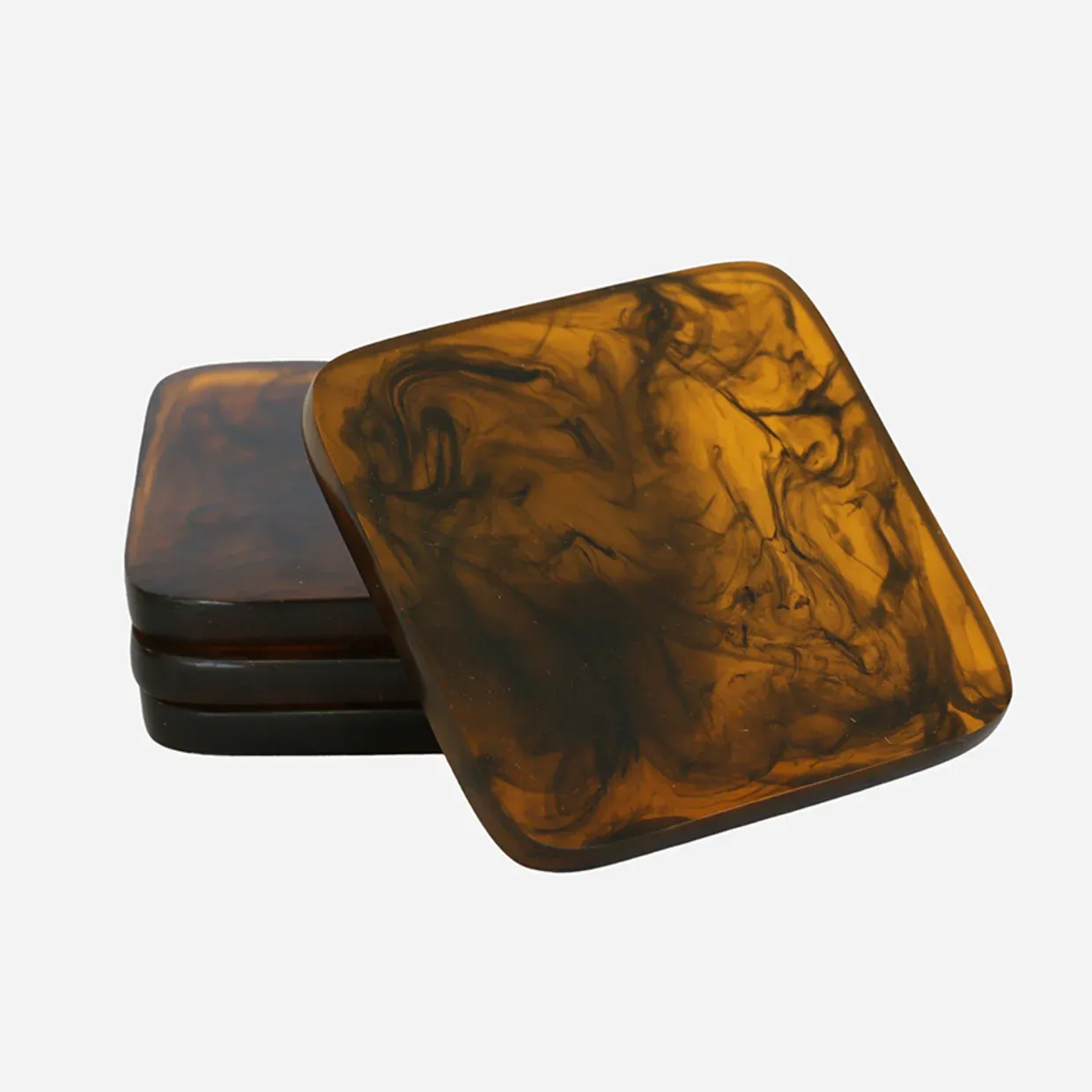 Tortoise Shell Coasters 4pce
