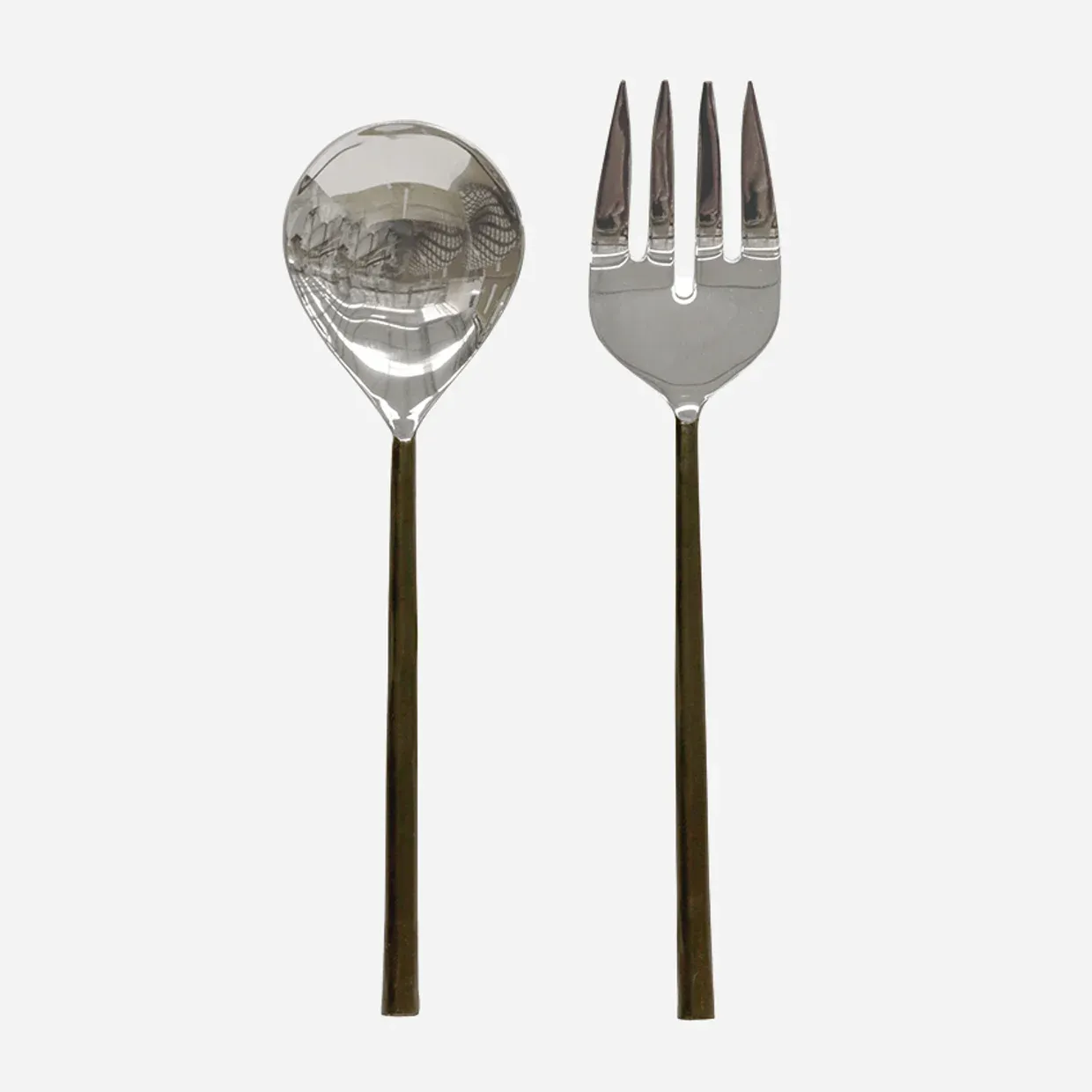 Burnished Stainless Steel Servers